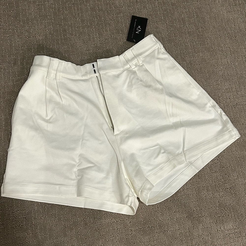 Klassy Network White Dress Shorts